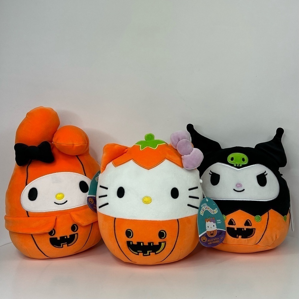Squishmallows Sanrio Halloween Plush 8” Hello Kitty Kuromi My Melody - Picture 3 of 12